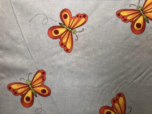Παιδική μαξιλαροθήκη ύπνου σιέλ με πεταλούδες