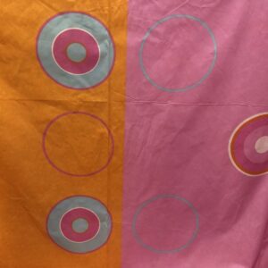 Μαξιλαροθήκη ύπνου πορτοκαλί – ροζ με κύκλους