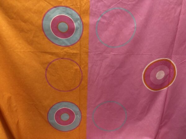 Μαξιλαροθήκη ύπνου πορτοκαλί – ροζ με κύκλους